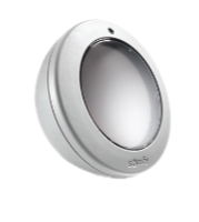 Somfy sun sensor for Louvera pergola detects bright light to auto-open louvers and optimize shade.